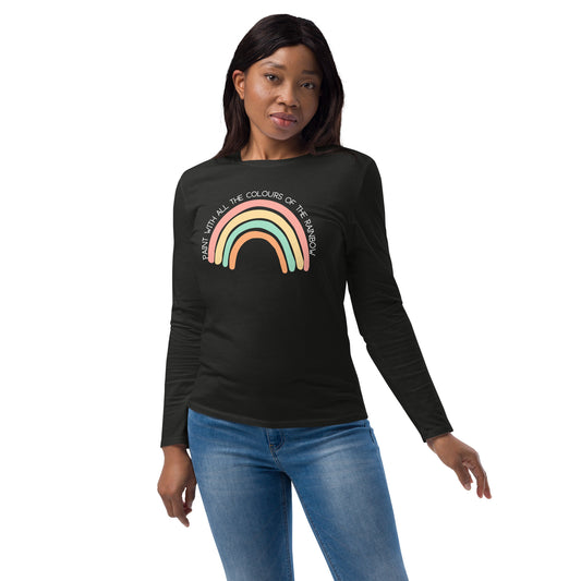 Rainbow Unisex fashion long sleeve shirt